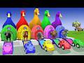 Long Slide Game With Cow Elephant Gorilla Hippopotamus Tiger 3d Animal Game Funny 3d Animals
