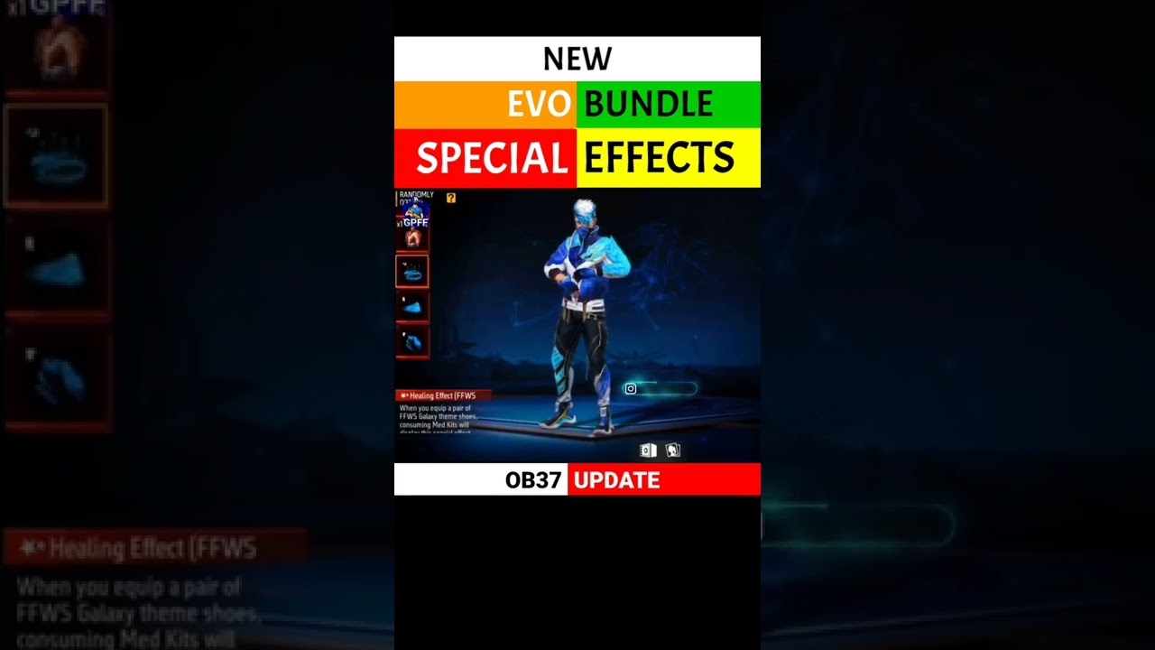 NEW EVO BUNDLE + SPECIAL EFFECTS | NEW LEGENDARY BUNDLE FREE FIRE | OB37 UPDATE 
