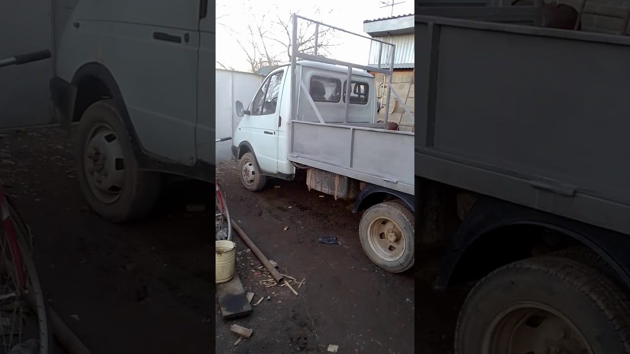 Установка кузова на газель