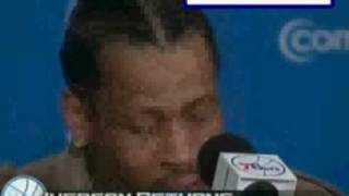 Allen Iverson Returns to Philly.. Cries Like a Bitch!