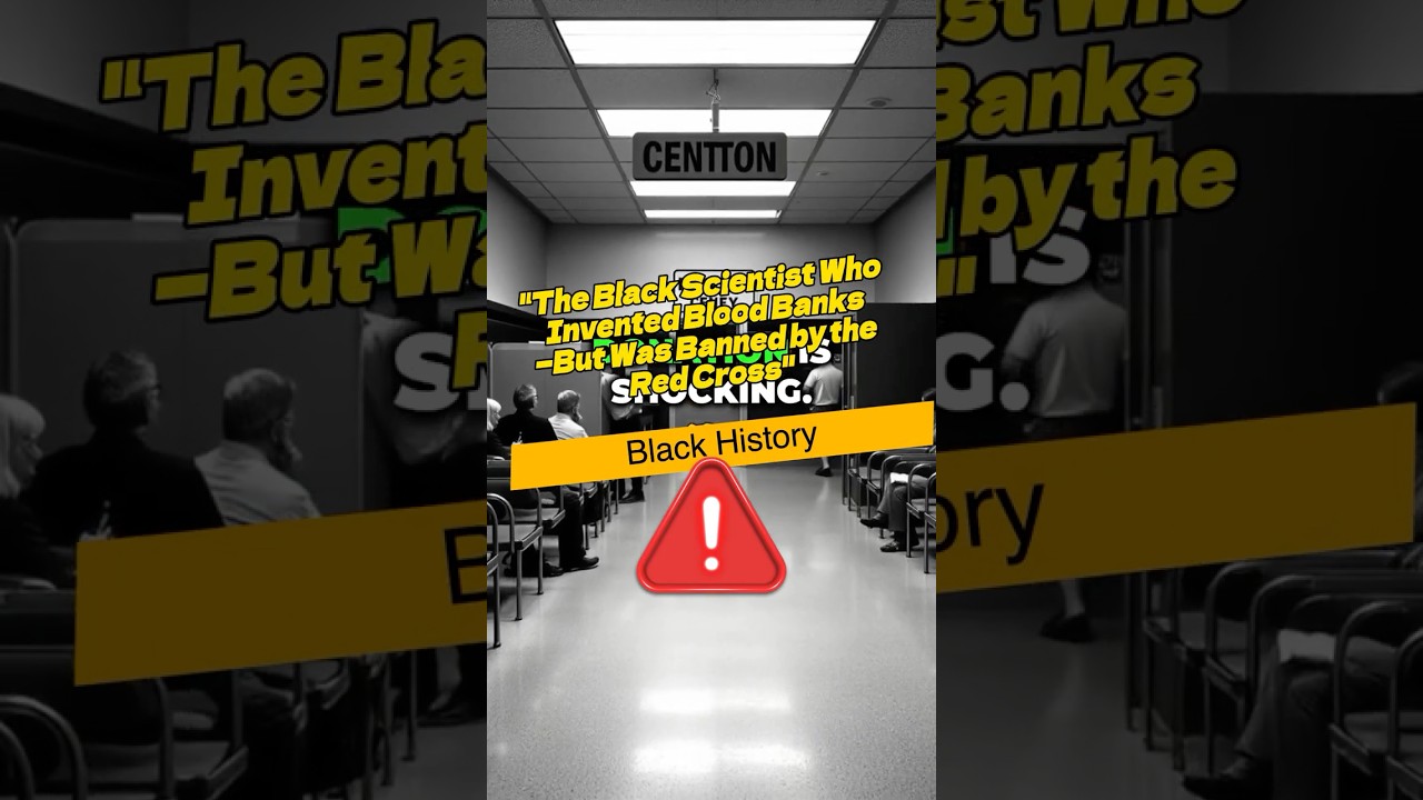 “The Black Scientist Who Invented Blood Banks,Banned by the Red Cross” #blackhistory #hiddenhistory