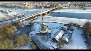 Bolwerksmolen In De Sneeuw 2017 4k