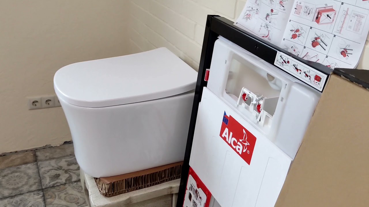 инсталляция alcaplast am101/1120 sadromodul подвесной унитаз ...