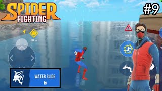 Spider Fighting Hero Game Water Slide || New Update.. (New Skills & New Gadgets...) screenshot 3