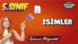 5. Sınıf Türkçe İsimler Konu Anlatımı Ve Soru Çözümü Inıf