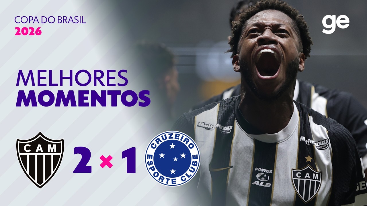 ATLÉTICO-MG 2 X 1 CRUZEIRO | MELHORES MOMENTOS | QUARTAS COPA DO BRASIL 2026 | ge.globo