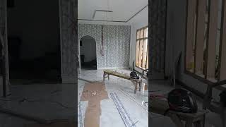 pvc wall panel and pop gupsum bord false ceiling design coll me 8404033416 #falseceiling #pvcpanels