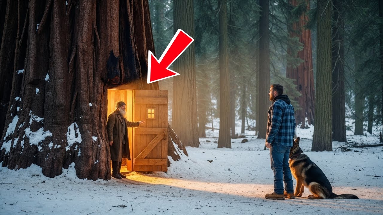 A Veteran and His Dog Found a Giant Redwood With a Door — What They Found Inside Shocked Everyone