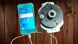 HOW TO MAKE A PHONE CHARGER FROM A SCRAP DC MOTOR