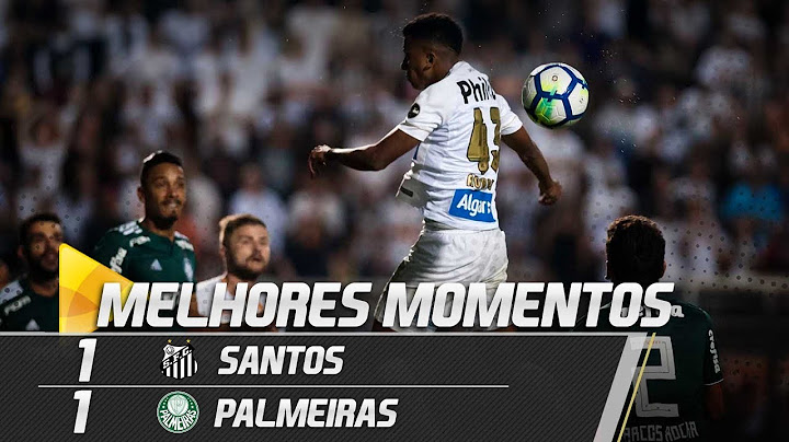 Santos 1 x 1 Palmeiras | MELHORES MOMENTOS | Brasileirão (19/07/18)