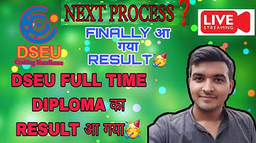 DSEU Diploma🔥| NEXT PROCESS❓️| After Round 01 RESULT😱| #dseu #admission