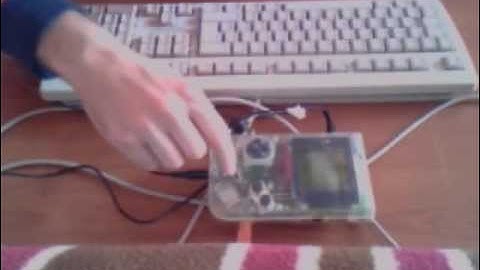 Gameboy add Ps2 port and play Keyboard without cable