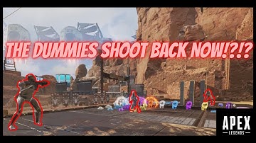 How to Make Dummies Shoot Back in The Apex Legends Firing Range!!!