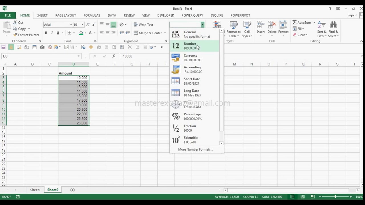 How to Change Accounting format to Number & General Text Format in Excel 2013 | Basic excel skill excel formulas for percentage