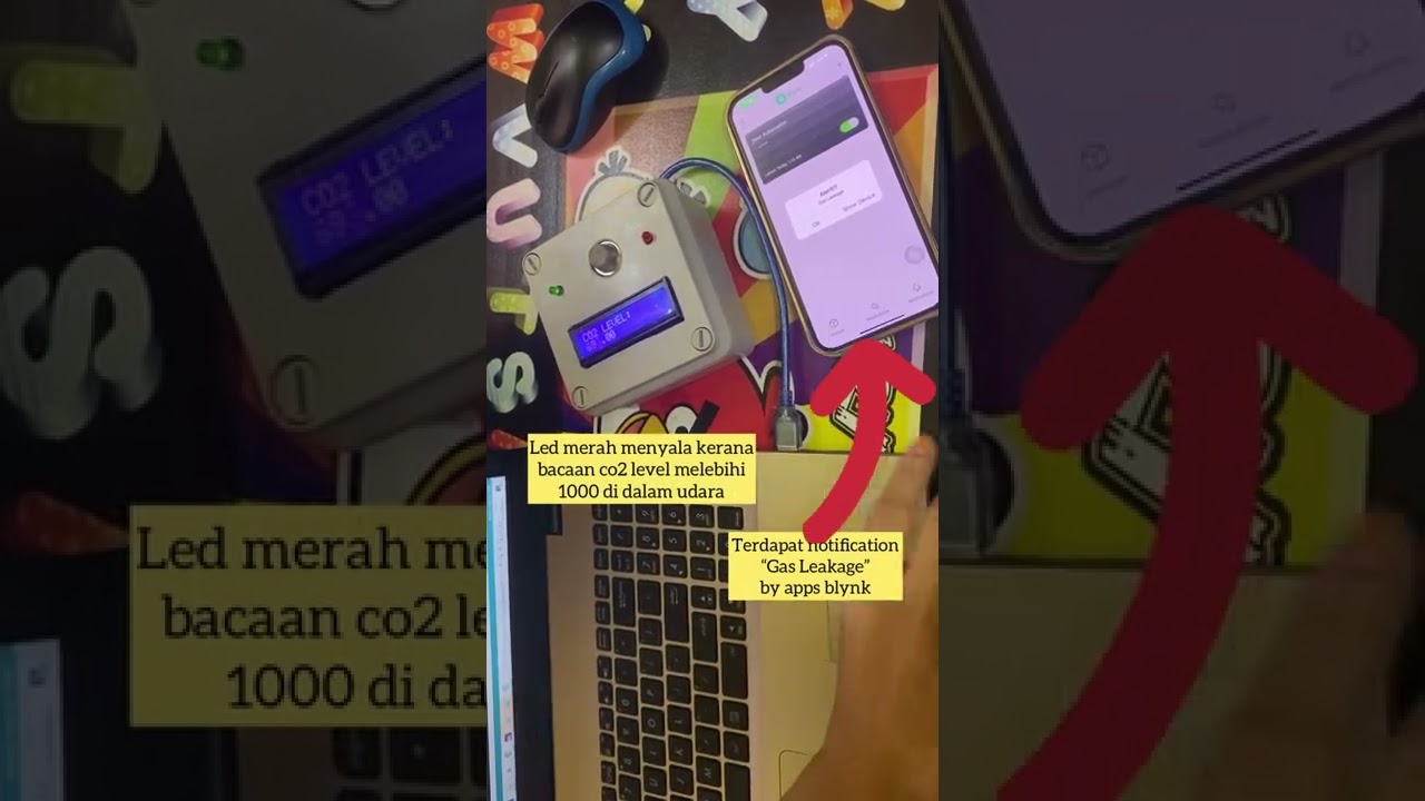 ARDUINO BASED GAS LEAKAGE DETECTOR WITH SMS ALERT USING APPS BLYNK - NURSABRINA F2019