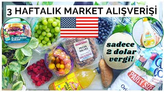 Sadece 2 Dolar Vergi Amerikada Market Alışverişi Vegan 362 Dolar Fiyatlarıyla