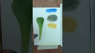 How To Color Match A LEAF In Watercolor!