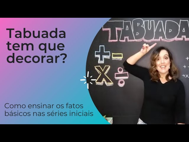 Fatos Fundamentais da multiplicação - Tabuada - Planos de aula