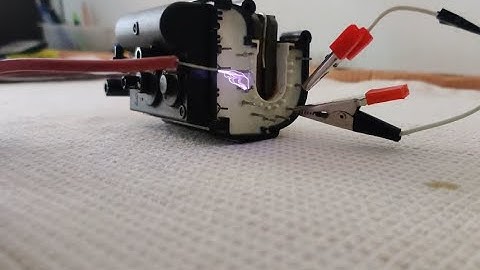 The Easiest Flyback Transformer Driver Circuit!!! Only One Component!!! #highvoltage #transformer