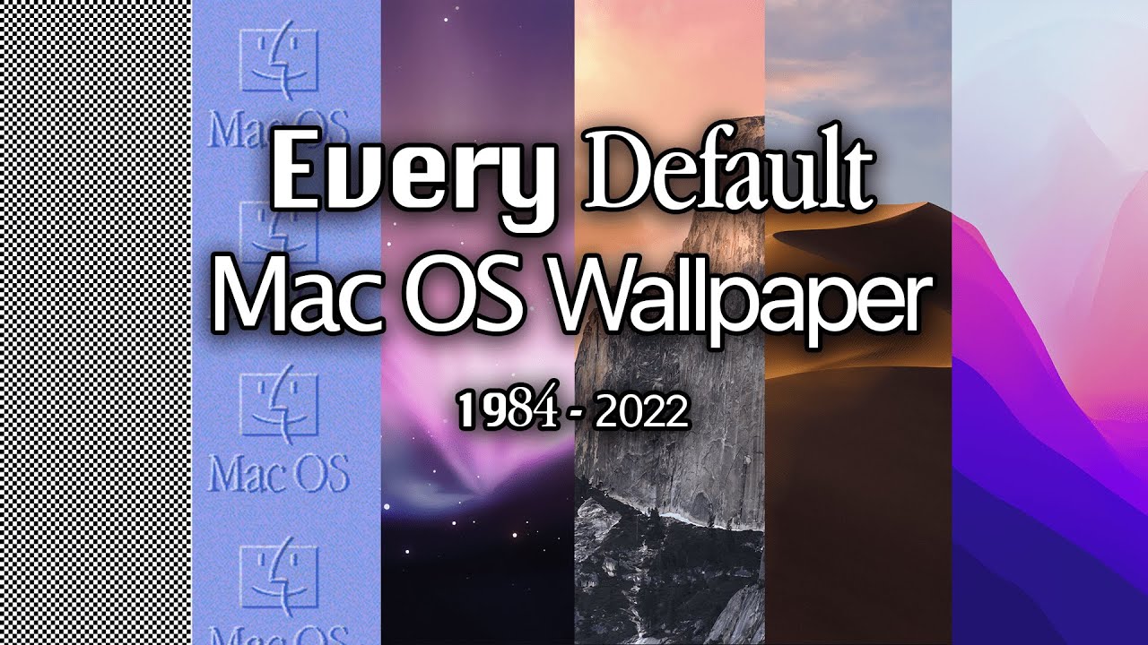 Every Default macOS Wallpaper  in Glorious 6K Resolution  512 Pixels