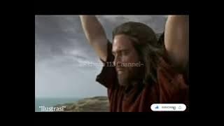 Mukjizat Nabi Musa AS || Ilustrasi saat tongkat Nabi Musa AS membelah laut merah