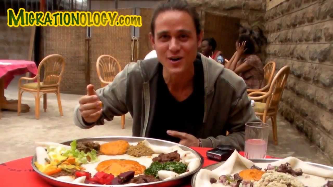 Eating at The Smart Village Eritrean / Ethiopian Restaurant in Nairobi, Kenya | Mark Wiens