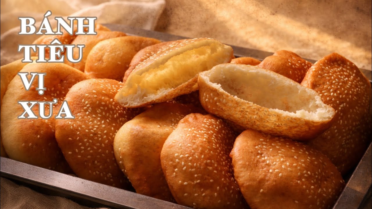 Bánh Tiêu Bột Khai - Không Nhồi Bột - Vị Bánh Ngày Xưa - Rất Dễ Làm