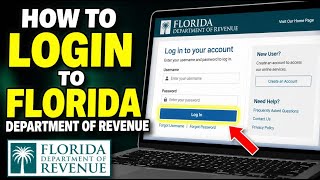 How to login to Florida Department of Revenue - Beginner Guide