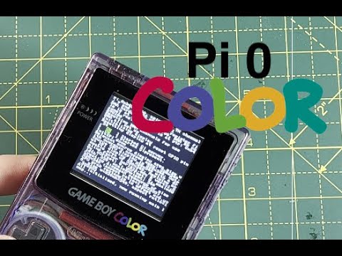 GameBoy Colour / Raspberry Pi Zero conversion - YouTube