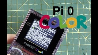 GameBoy Colour / Raspberry Pi Zero conversion