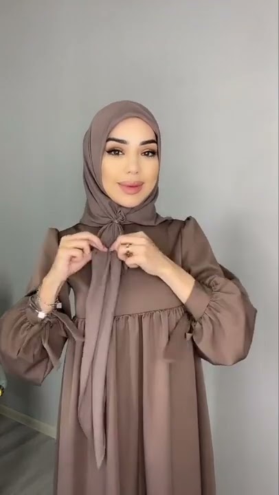 Tutorial hijab segiempat sehari-hari/kondangan simple dan rapi