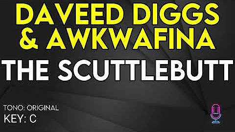 Daveed Diggs & Awkwafina - The Scuttlebutt (From The Little Mermaid) - karaoke instrumental