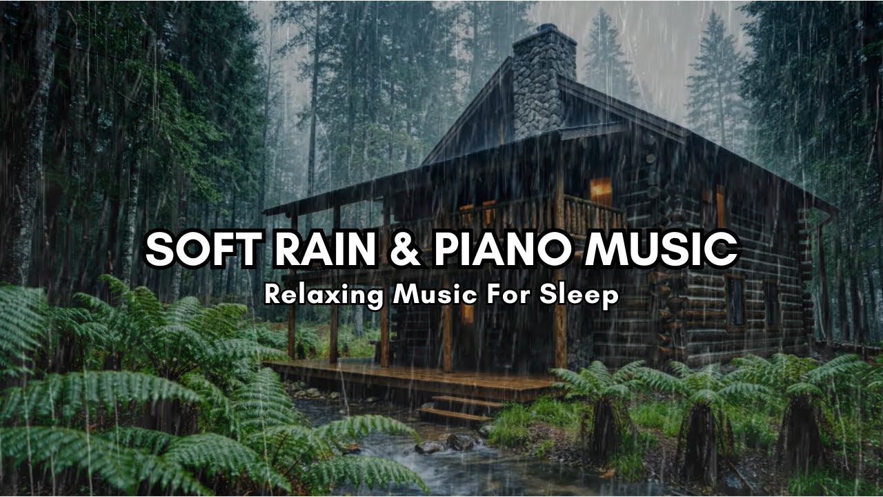 Deep Sleep Music – Relaxing Piano Music & Healing Rain Sounds for ...