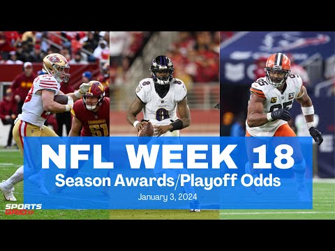 NFL Player Awards & Playoff Odds | Boomer Esiason Joins | NFC/AFC Playoff Picture | 1/3/24