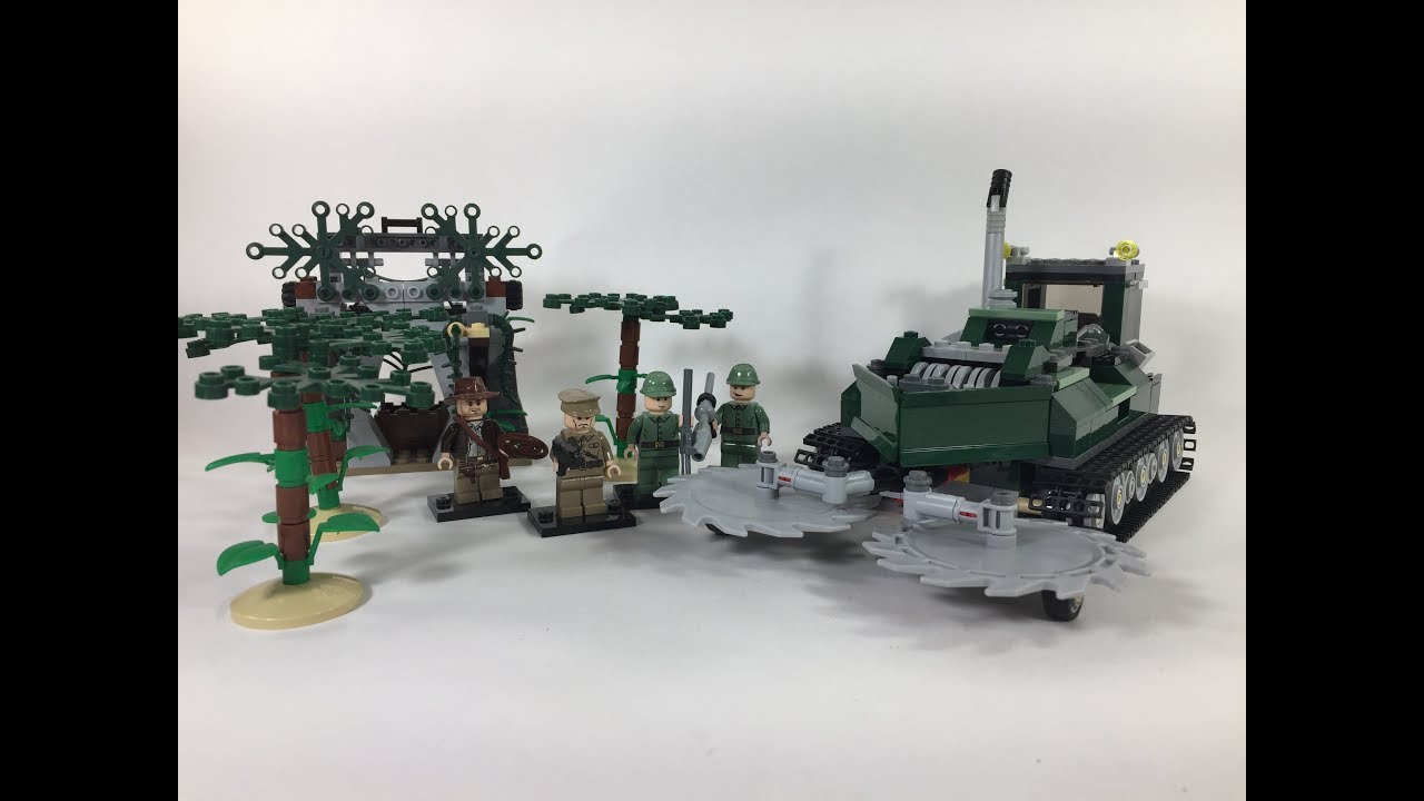 LEGO Indiana Jones Jungle Cutter Set 7626 Retro Review Speedbuild