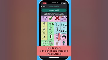 How-to shorts: swap buttons & hide buttons on a grid board in Weave Chat AAC