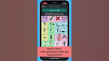 How-to shorts: swap buttons & hide buttons on a grid board in Weave Chat AAC