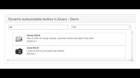 How to create autocomplete textbox using jQuery