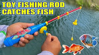 Toy Fishing Rod Catches Fish Monster Mike