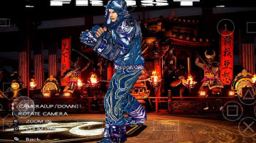 Jin kazama (midnight blue Outfit) 👉Release👍 TEKKEN GLOBAL MOD PPSSPP