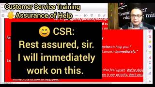 🤚📞Call Center Assurance of Help Examples │Customer Service Tips
