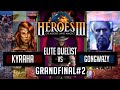 Герои 3 JO Duel Final 🏆 Kyraha vs Gongwazy ❖ Elite Duelist ❖ HotA game #2