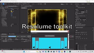 After Effect addon plugin Resolume toolkit. make neon slice in resolume arena. @Vjjas After Effect addon plugin Resolume toolkit. make neon slice in resolume arena. @Vjjas