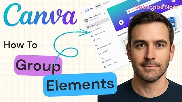 How to Group Elements in Canva | Canva Tutorial 2025