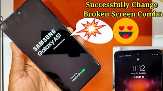 Samsung A51 display replacement change || How to restoration lcd screen samsung a51|| Combo Folder