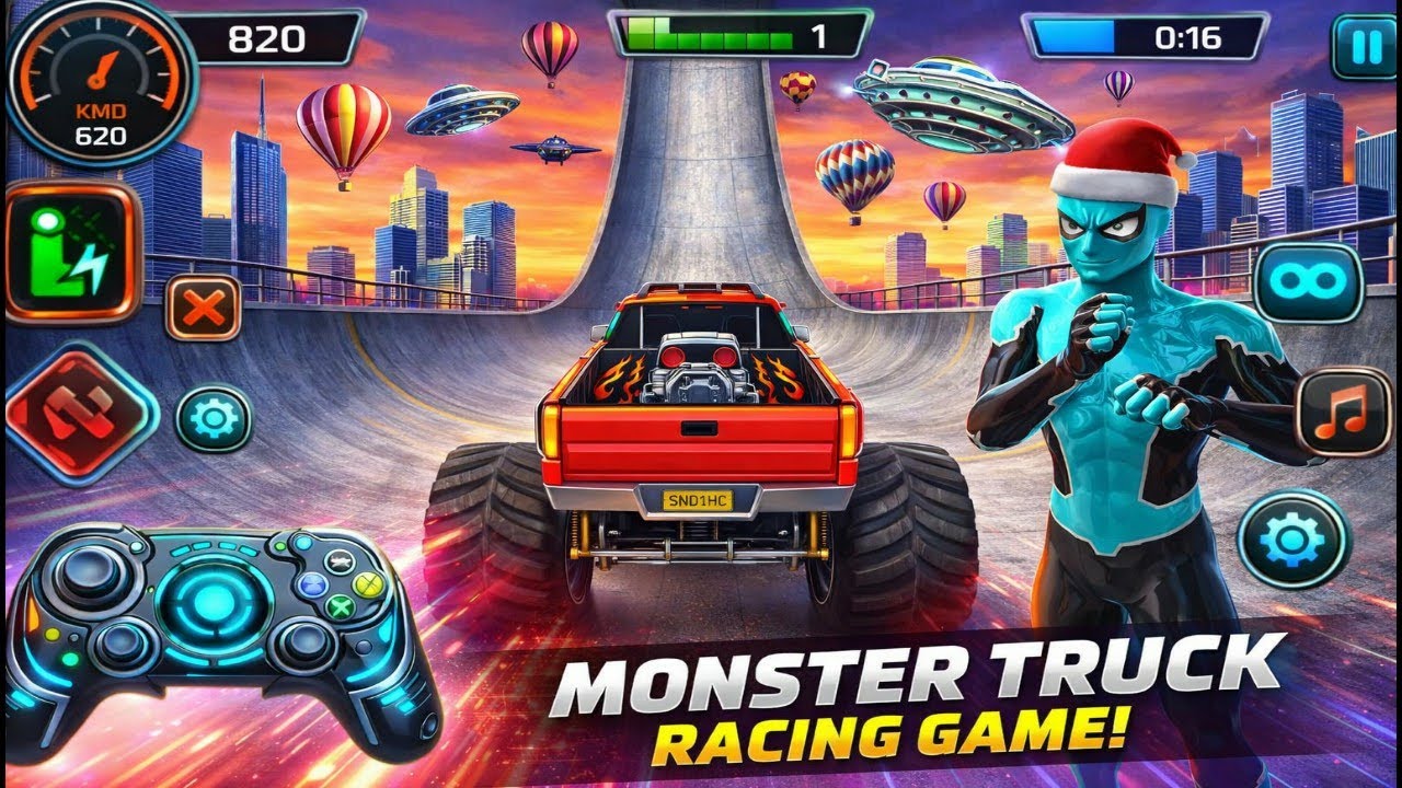 🔥Spider man IMPOSSIBLE Mega Ramp Monster TruckStunt Game: BeamNG Extreme Crashes!Android Gameplay