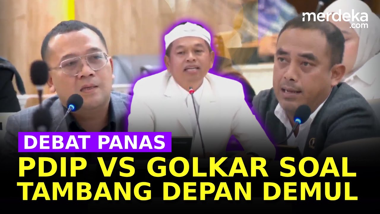 Panas! Banjir Interupsi DPRD PDIP Vs Golkar Depan Dedi Mulyadi Soal Tambang: Terserah!