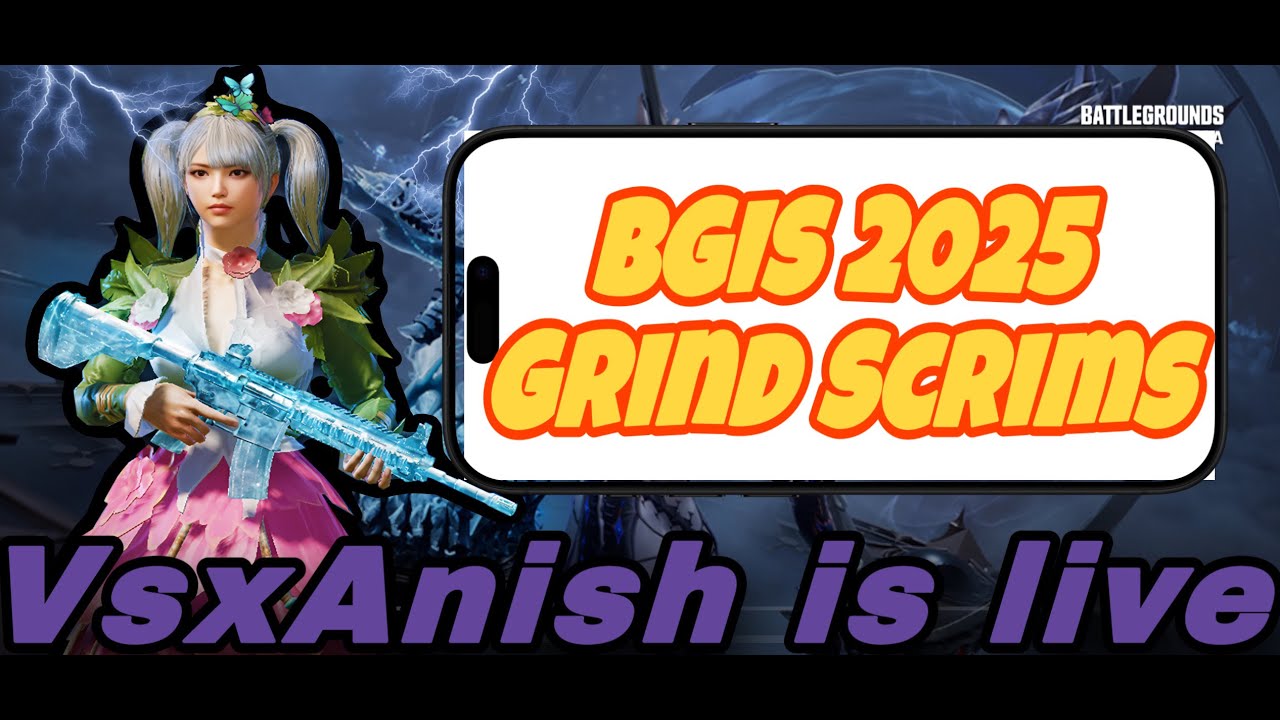 Bgis Grind scrims 2025 ||Bgmi live || Road to 2k Bgmi live - YouTube