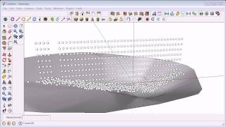 Sketchy physics rainfall simulation