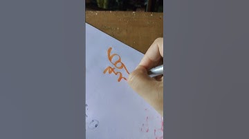 New party tricks for countdown #viral #shorts #orange #pen #drawing #art #numbers